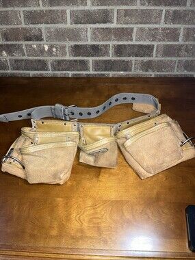 mcguire nicholas leather tool belt VTG